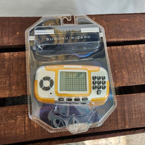 Brand New Excalibur Einstein Sudoku Wizard Handheld Electronic Game Sealed - Picture 1 of 6